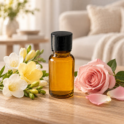 Aceite de Fresias y Rosas ambientando el hogar