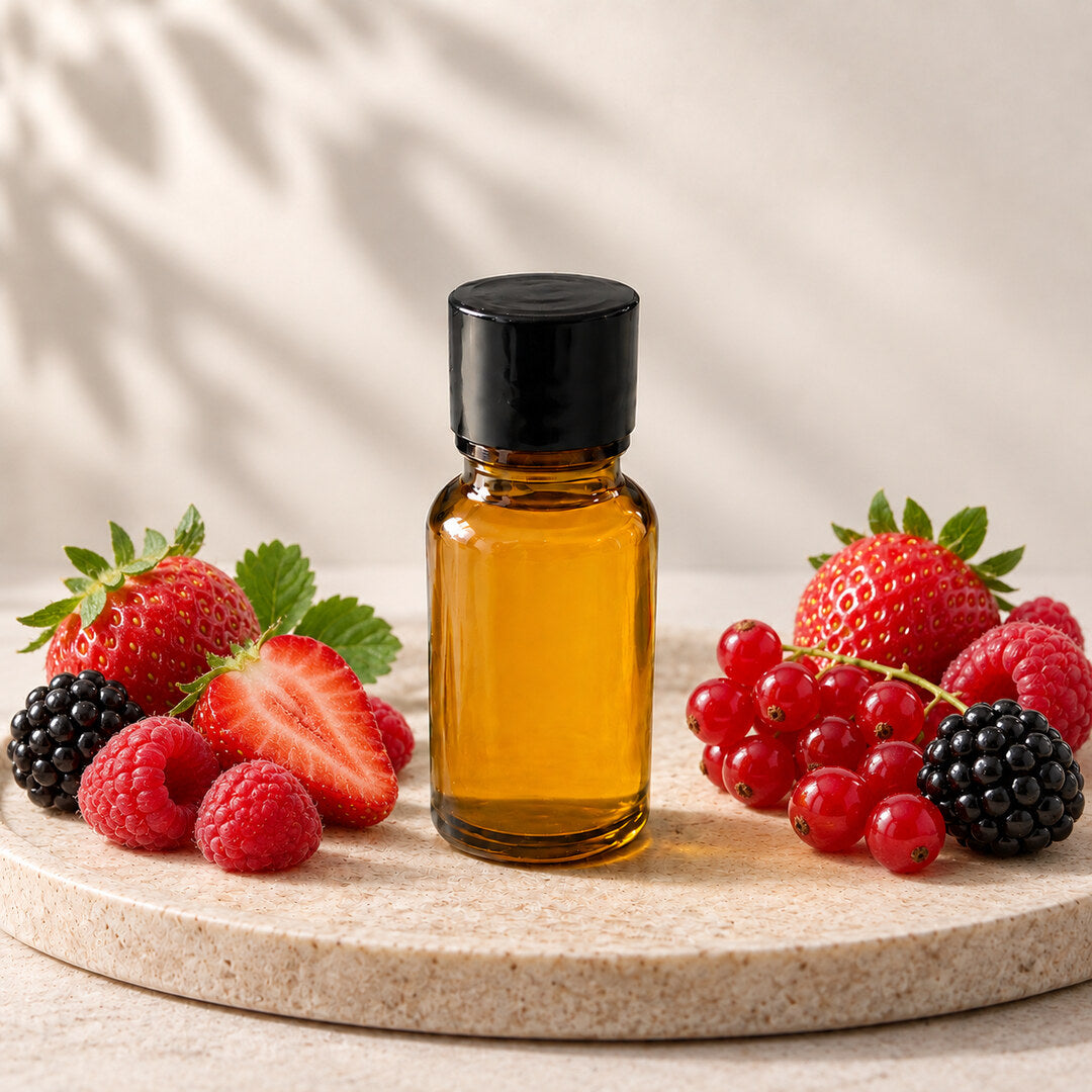 Aceite de Frutos Rojos de Mixperfume, frasco de 20 ml
