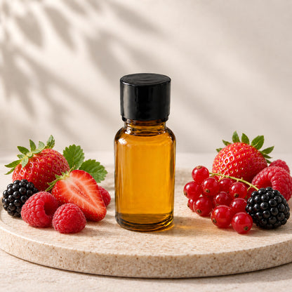 Aceite de Frutos Rojos de Mixperfume, frasco de 20 ml
