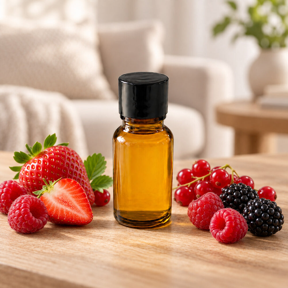 Aceite de Frutos Rojos en ambiente