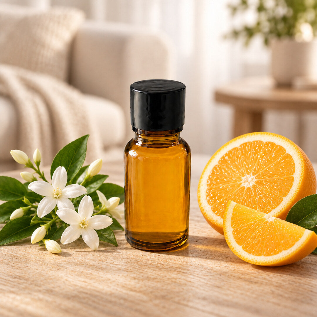 Aceite de Naranja y Jazmín ambientando el hogar
