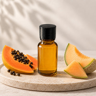Aceite de Papaya y Melón de Mixperfume, frasco de 20 ml