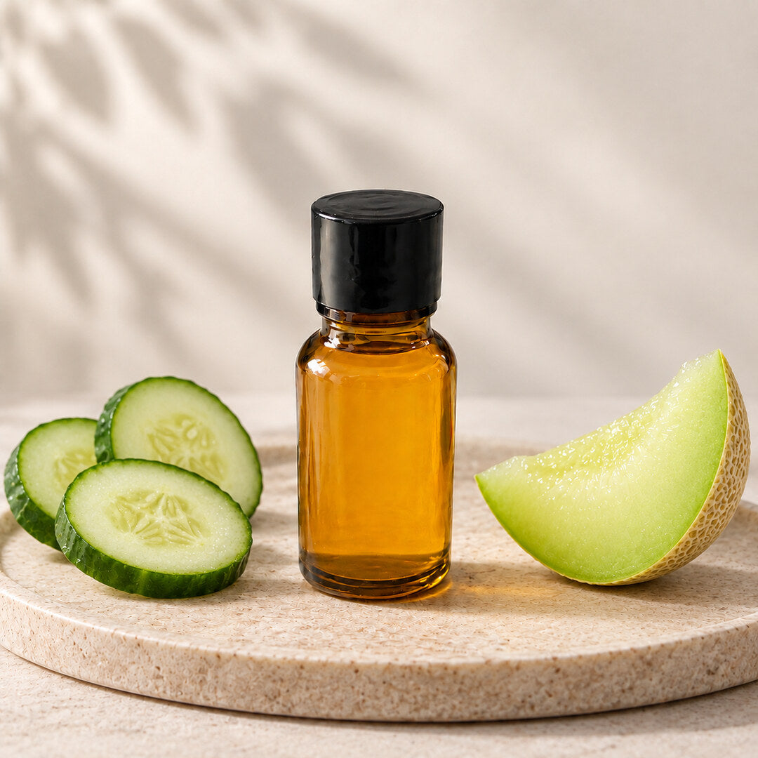Aceite de Pepino y Melón de Mixperfume, frasco de 20 ml