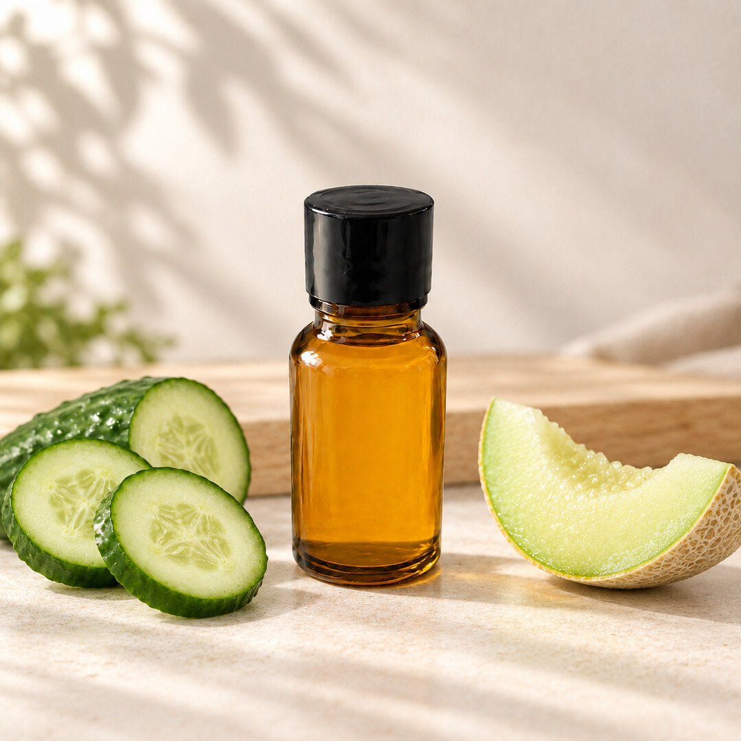 Ingredientes del Aceite de Pepino y Melón