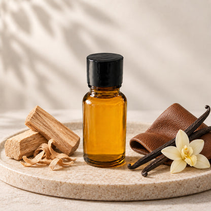 Aceite de Sándalo, Cuero y Vainilla