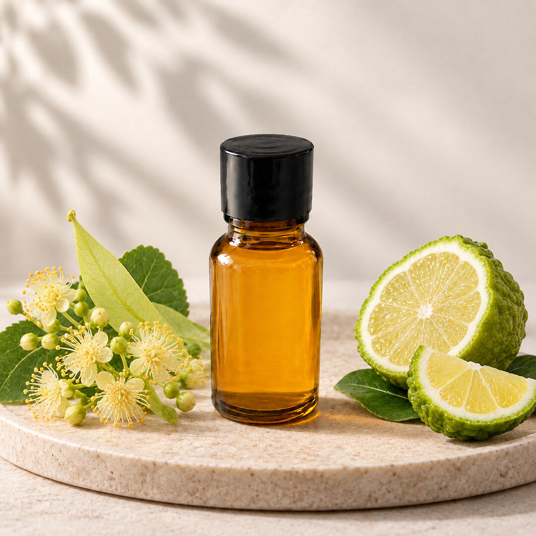 Aceite de Tilo y Bergamota de Mixperfume, frasco de 20 ml