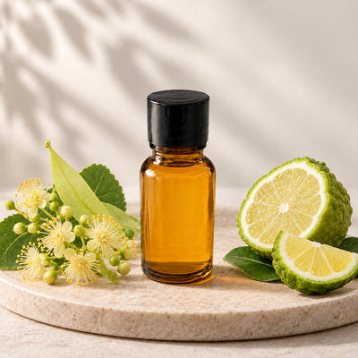 Aceite de Tilo y Bergamota de Mixperfume, frasco de 20 ml