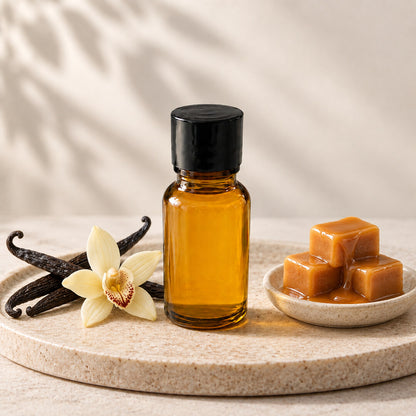 Aceite de Vainilla Caramel de Mixperfume, frasco de 20 ml